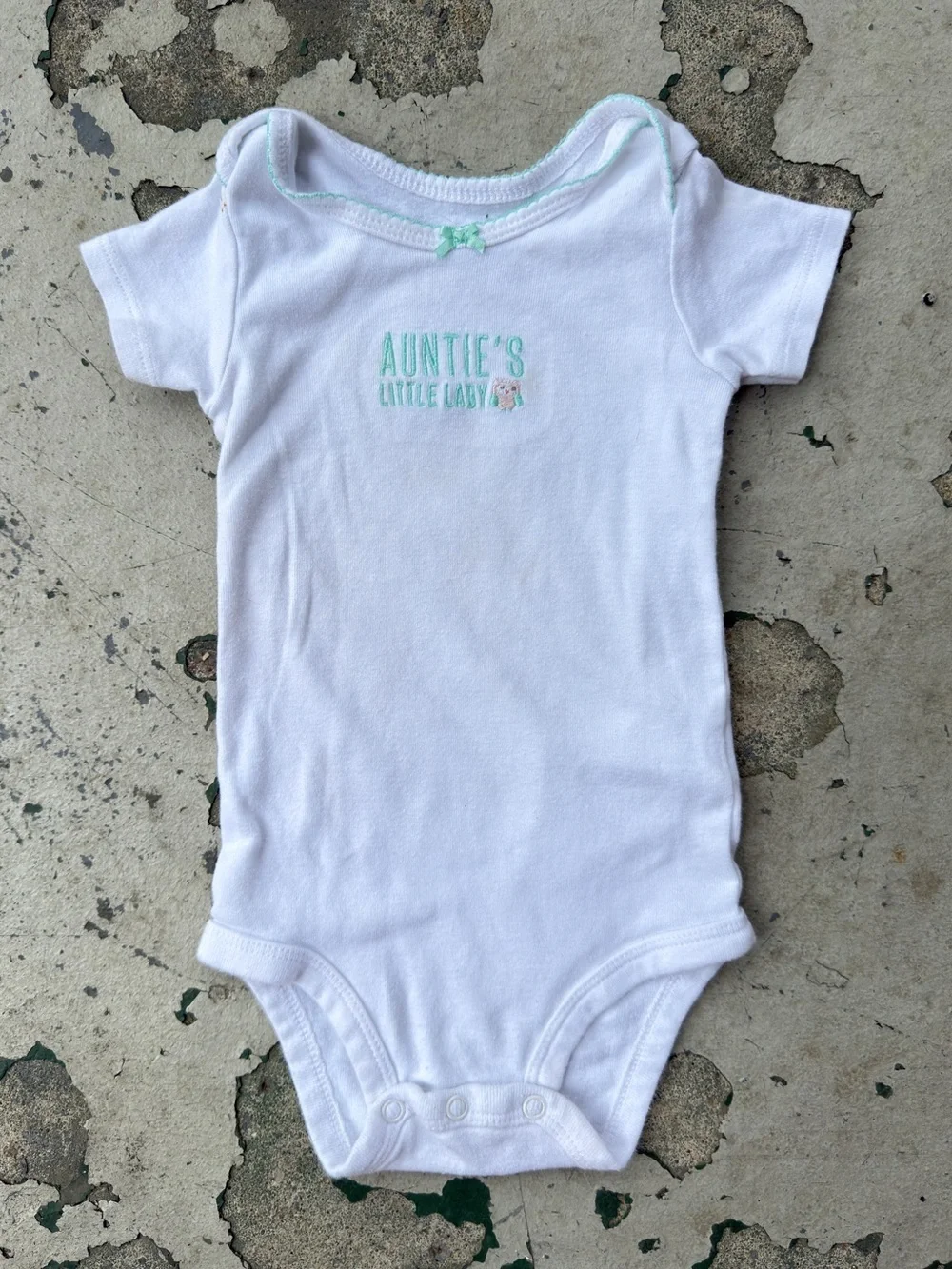 Auntie’s Little Lady Short Sleeve Bodysuit